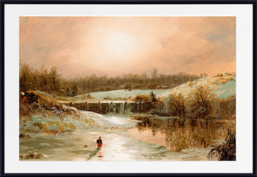 Frederic Edwin Church, Winter Scene in Hartford