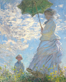 Claude Monet Fine Art Print, Woman with a Parasol