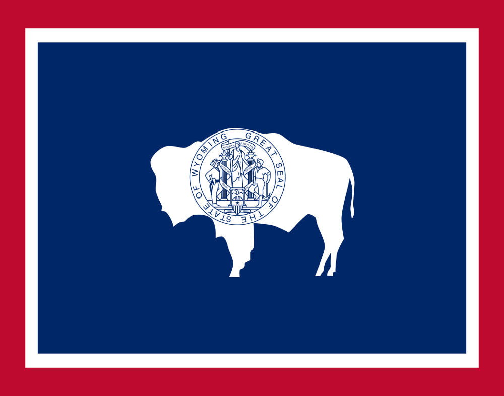 Wyoming State Flag Print
