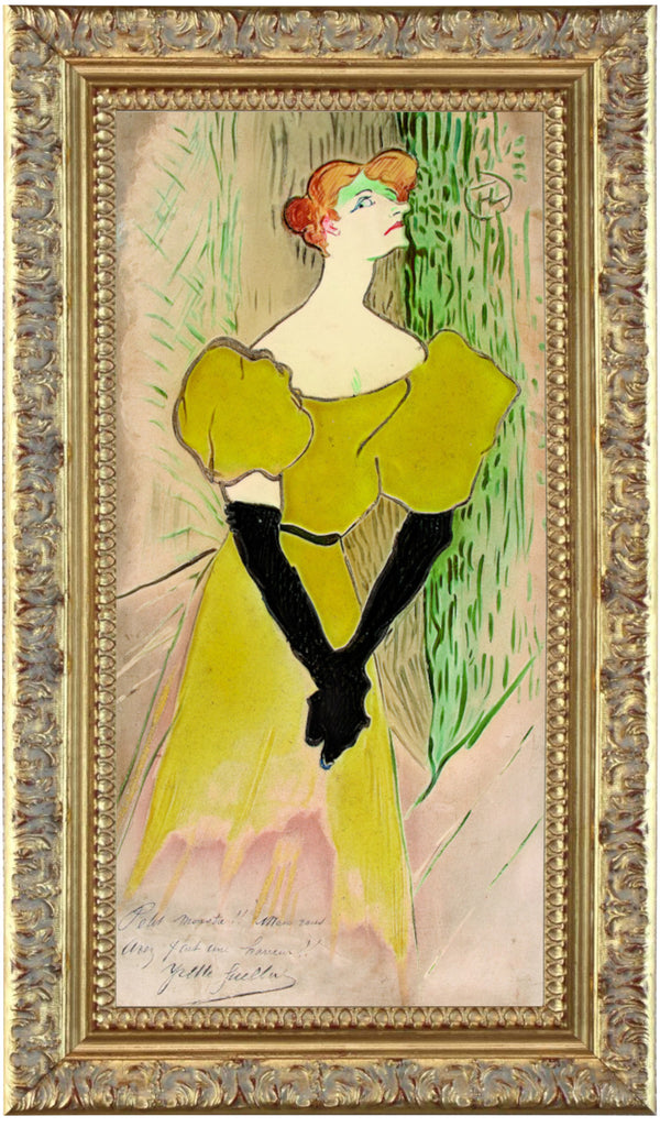 Henri de Toulouse-Lautrec Portrait of Yvette Guilbert