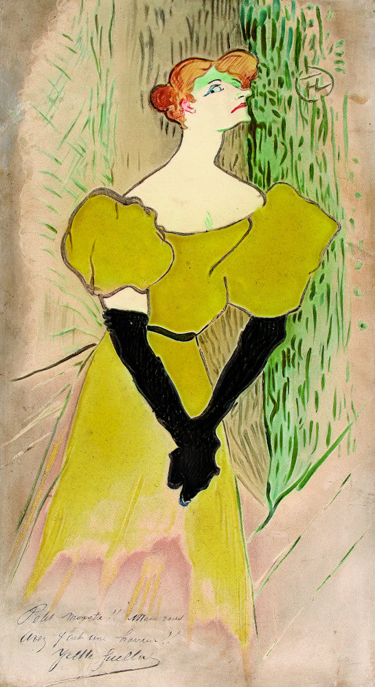 Henri de Toulouse-Lautrec Portrait of Yvette Guilbert